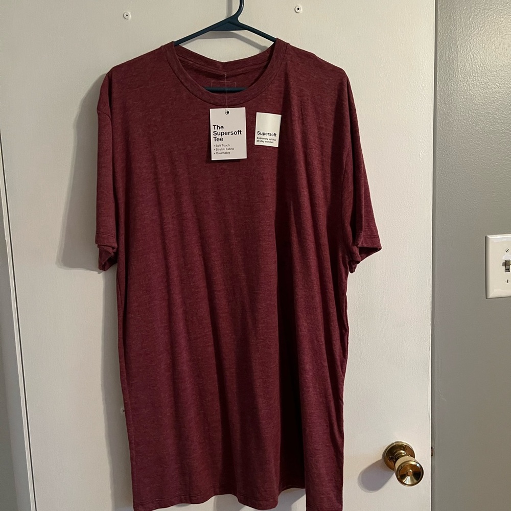 Burgundy shirt